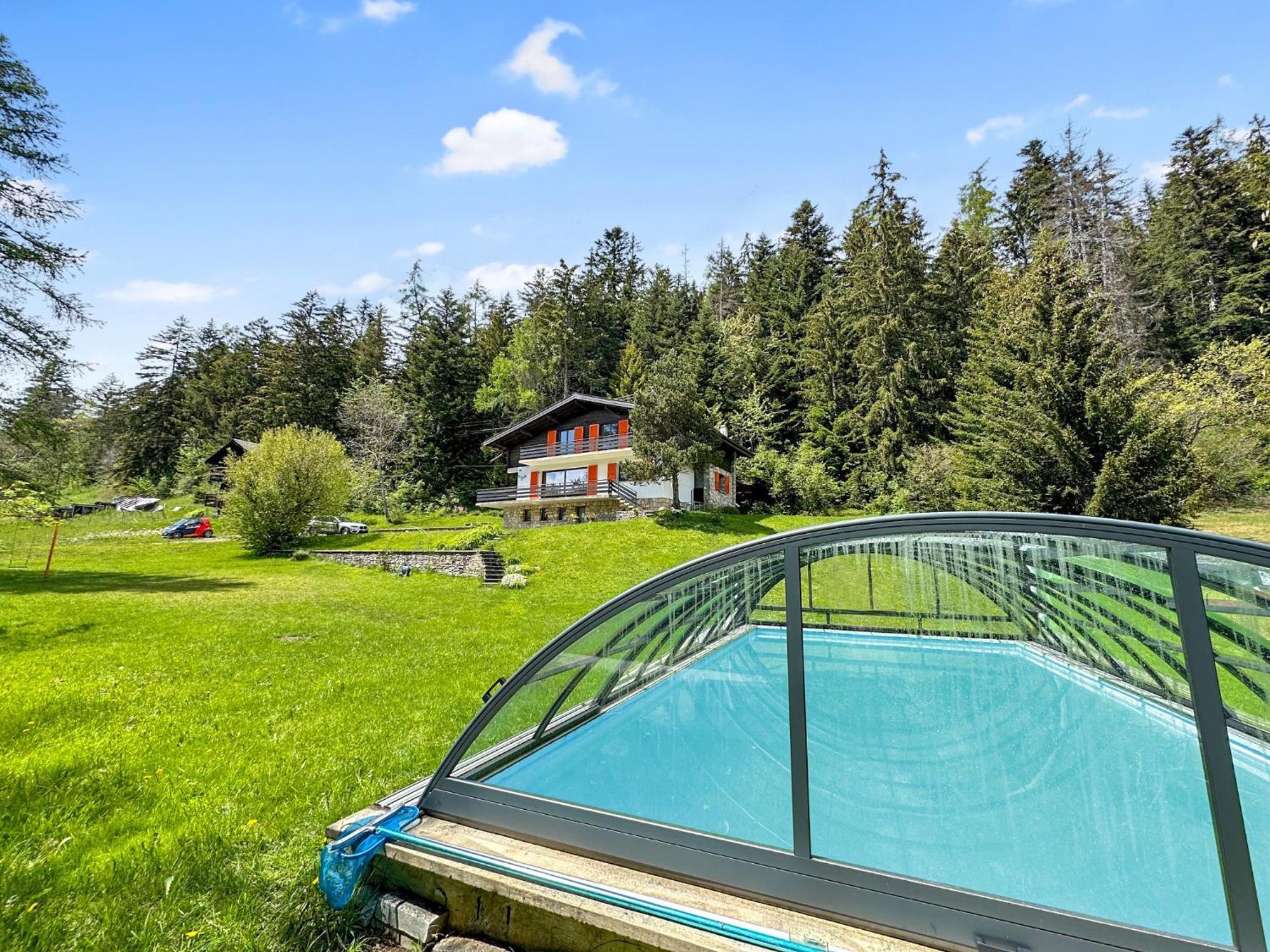 Chalet Familial Les Girolles Aux Portes D'Anzere Arbaz Luaran gambar