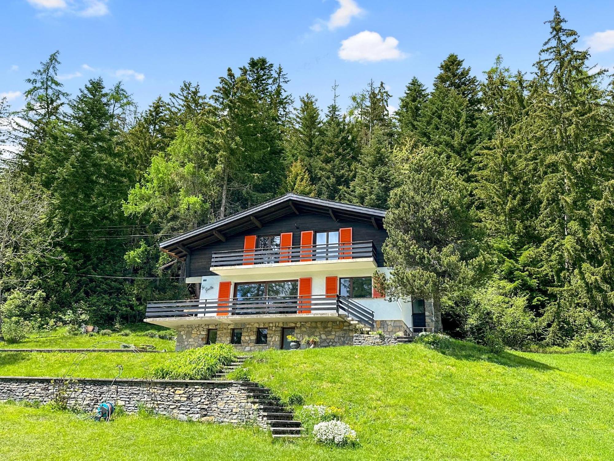 Chalet Familial Les Girolles Aux Portes D'Anzere Arbaz Luaran gambar